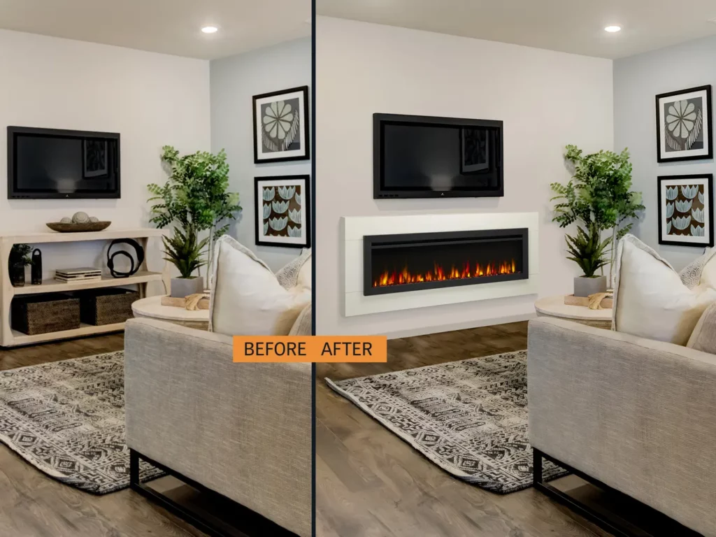 Allusion Slim electric fireplace