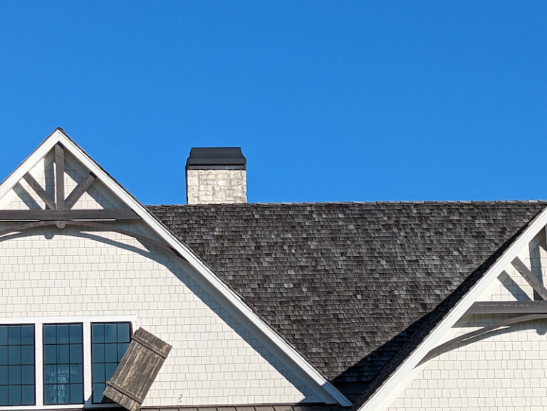 Colonial Fireplace - Pre-fabricated Chimney Tops - Curved Shroud