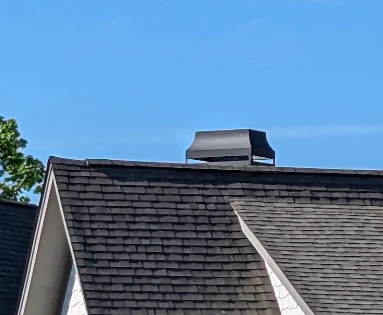 Colonial Fireplace - Pre-fabricated Chimney Tops - Curved Shroud